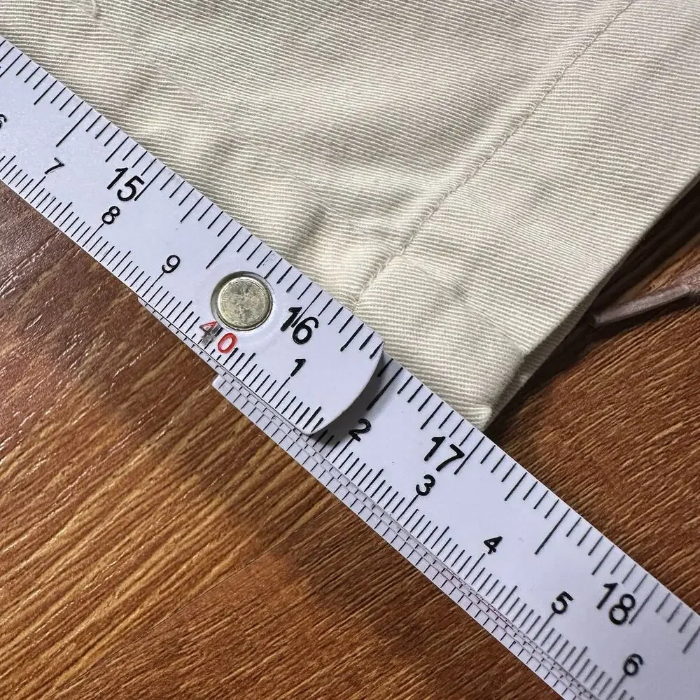 Vintage Ralph Lauren Chino Pants Youth Girls 12 Beige Ankle Ties Western Boho